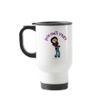 Light Female Saxophone Player Mug