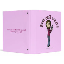 Light Female Sharpshooter 3 Ring Binder