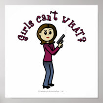 Light Female Sharpshooter Posters