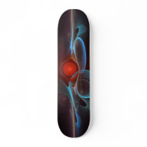 'Light Flame Abstract 155' skateboard deck