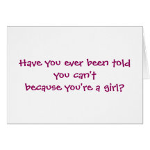 Light Girl in Red Marching Band Uniform Card