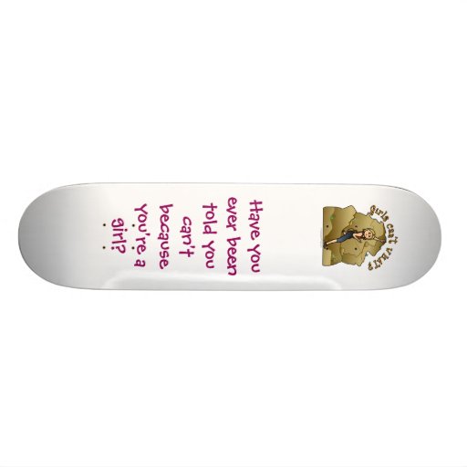 Light Girl Rock Climber Skate Deck