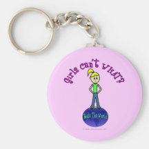 Light Girls Rule The World Key Chain