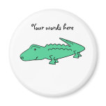 Light green alligator