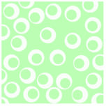 Light green and white retro pattern. photo sculptures