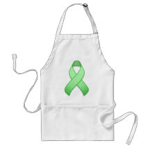 Light Green Awareness Ribbon Apron