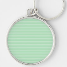 Light Green Stripe Pattern. Key Chain