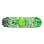 Light green superfly skate custom skate board
