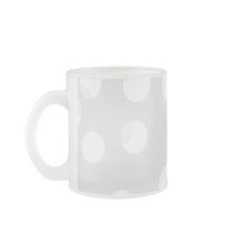 Light grey and white dotty pattern. mugs