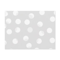 Light grey and white dotty pattern. post cards