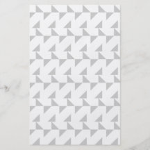 Light Grey and White Geometric Abstract Pattern. Personalized Flyer