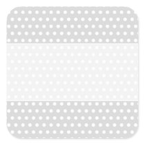 Light Grey and White Polka Dot Pattern. Stickers