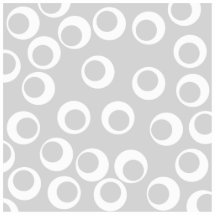 Light grey and white retro pattern. acrylic cut out