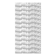 Light grey and white squiggle pattern. customized photo card