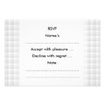 Light Grey Check Pattern. invitations
