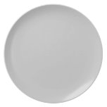 Light Grey ~ Dining Plate 10" Non-Toxic plates