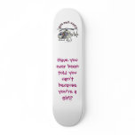 Light Helicopter Girl Skateboard Deck