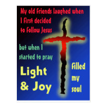 Light & Joy Postcard