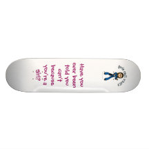 Light Kung Fu Girl Skateboard