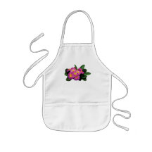 Light Magenta Primroses Apron