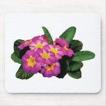 Light Magenta Primroses Mousepad