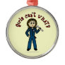 Light Mechanic Girl Christmas Ornament