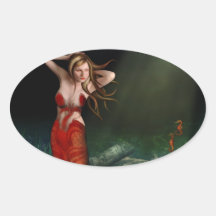 Light Mermaid Sticker
