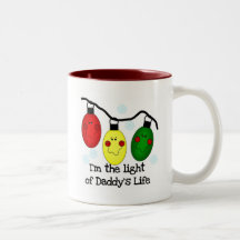 Light of Daddy's Life Holiday Tshirts and Gifts Mugs