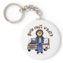 Light Paramedic Girl Keychains