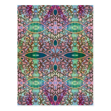 Light Pattern Post Card