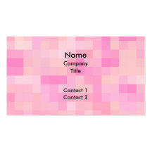 Light Pink Abstract Pattern. Business Card Template