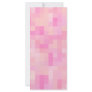 Light Pink Abstract Pattern. Personalized Rack Card