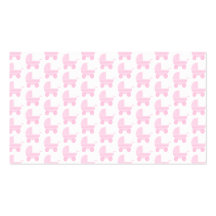 Light Pink and White Baby Stroller Pattern. Business Cards