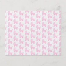 Light Pink and White Baby Stroller Pattern. Flyers