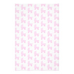Light Pink and White Baby Stroller Pattern. Stationery