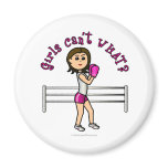 Light Pink Female Boxing magnets