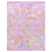 Light Pink Floral Explosion Custom Letterhead