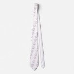 Light Pink Halftone Paw Print ties