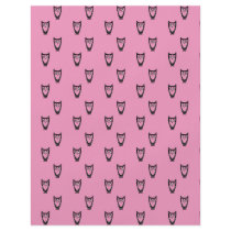 Light pink owl pattern