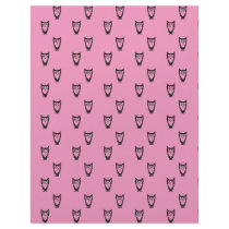 Light pink owl pattern