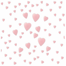 Light Pink Pattern of Love Hearts. Photo Sculptures