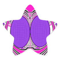 Light pink purple superfly design