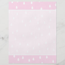 Light pink rain pattern. White and pink. Flyer Design
