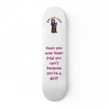 Light Politician Girl Skateboard Decks