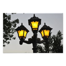 Light post photo print