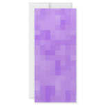 Light Purple Abstract Design. Personalized Rack Card