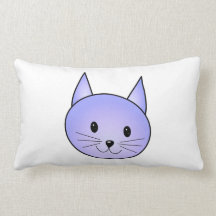Light purple cat. pillows