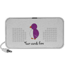 Light purple penguin speakers