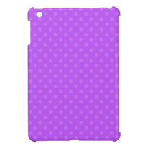 Light purple polka dots case for the iPad mini