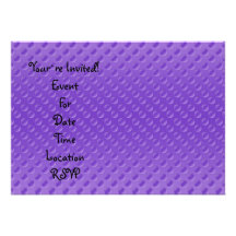 light purple polkadots on purple background personalized announcements